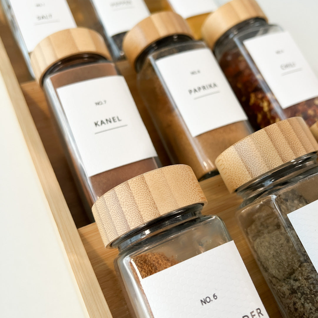 12-pk Krydderglass, firkantet