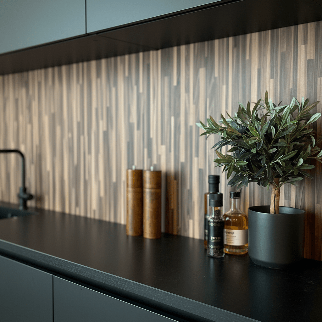 Premium Birmingham brun selvklebende kontaktplast med varm brun fargetone - 45 cm x 2 meter