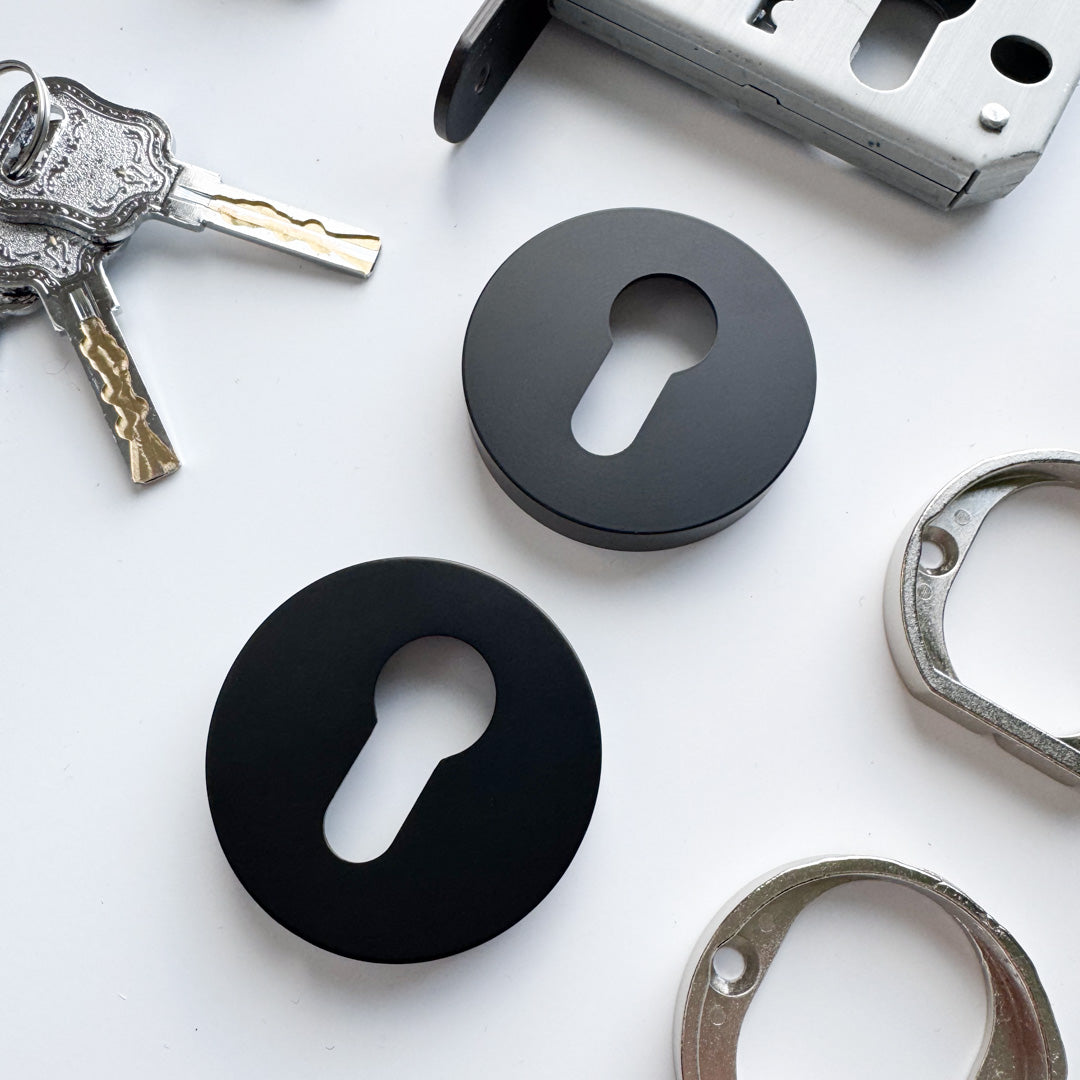 Stockholm dørhåndtak, sort