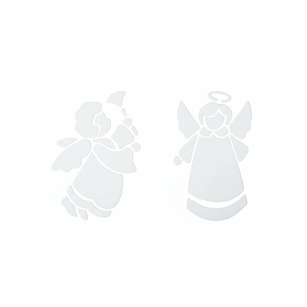 2 - pk Julesjablonger 22 x 35 cm - Lindas Dekor
