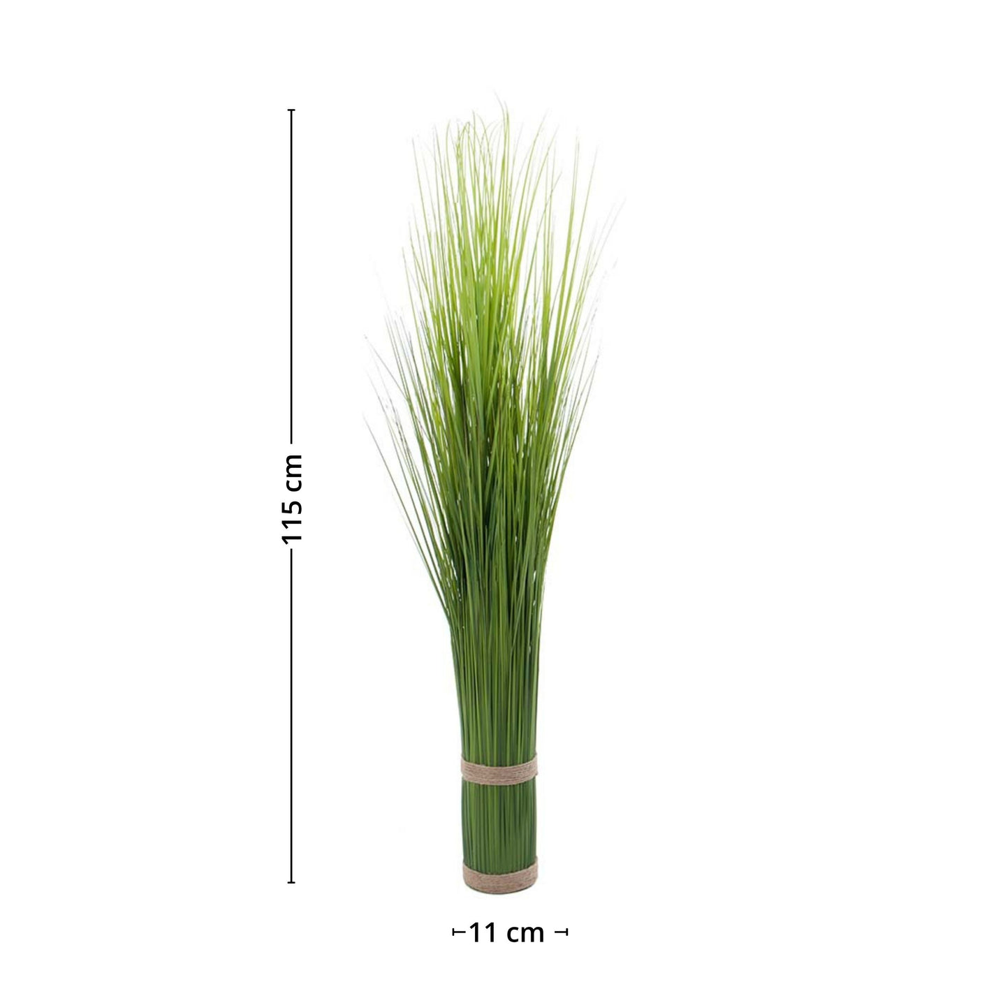 Kunstig gressplante 115 cm høy og 11 cm bred – perfekt som dekor i hjemmet. Leveres bundet i stilren sylinderform.