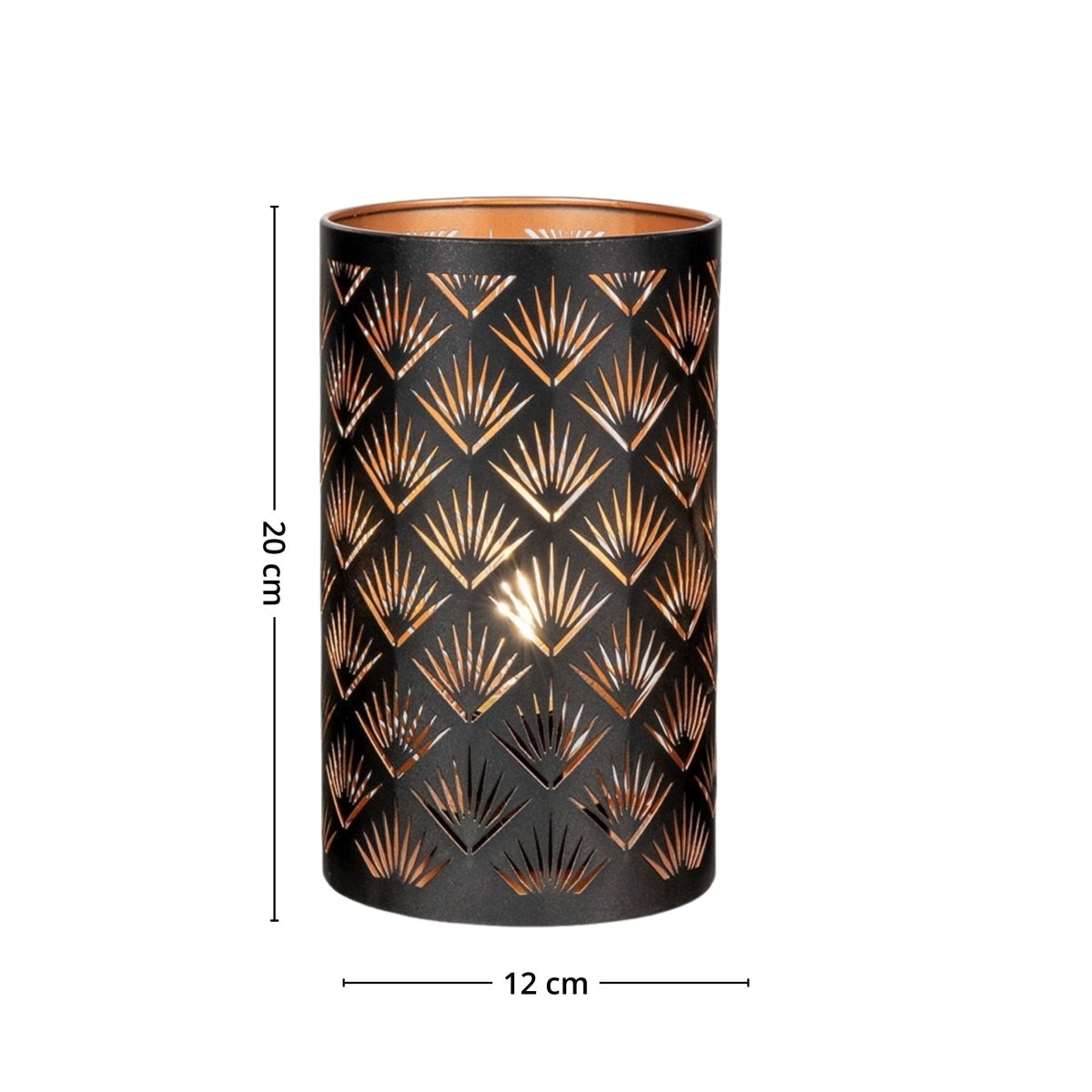 Nata LED lyslykt palme - Lindas Dekor
