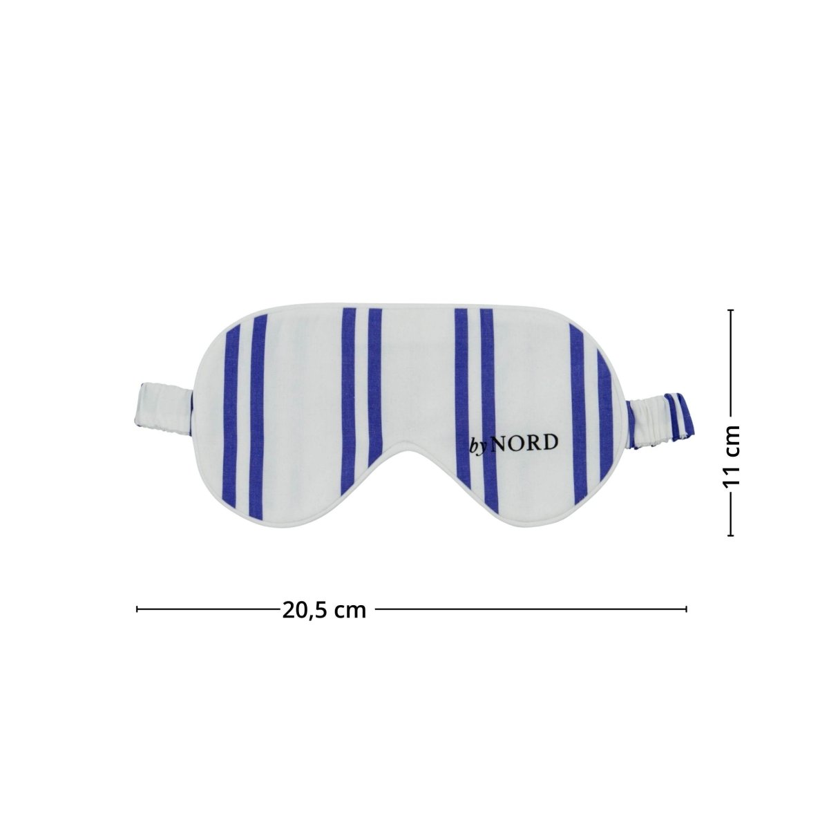Sovemaske blå striper - Lindas Dekor