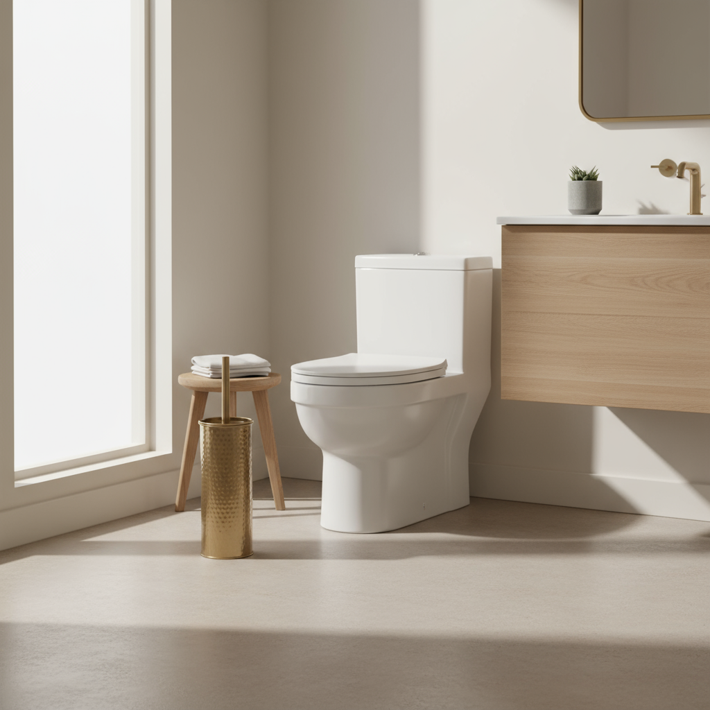 Halvor Bakke Lutz toalettbørsteholder bronse