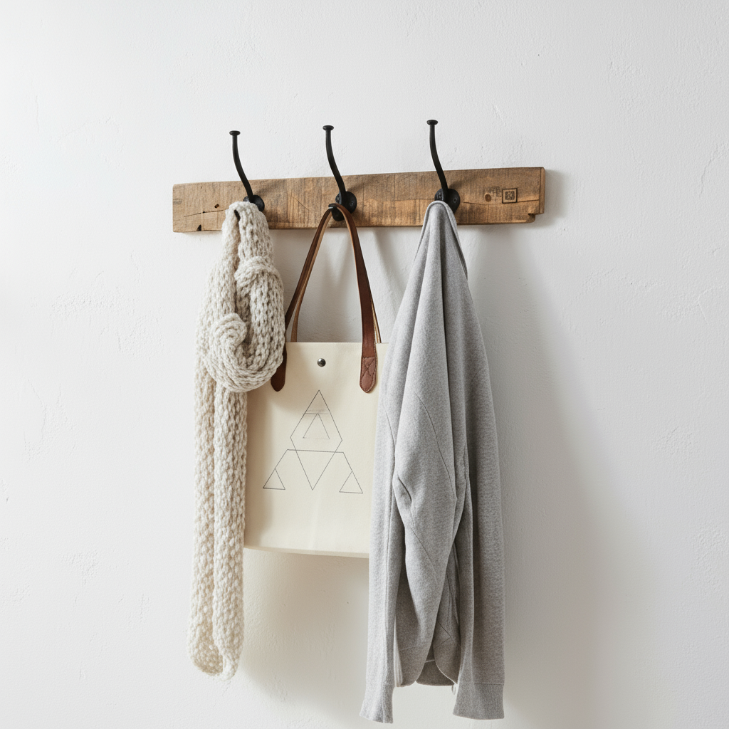 Fausko knaggrekke med rustikk finish fra Lindas Dekor
