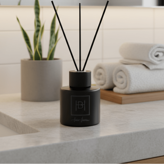 Halvor Bakke Valbonne Duftpinner Sort 180 ml - Lindas Dekor