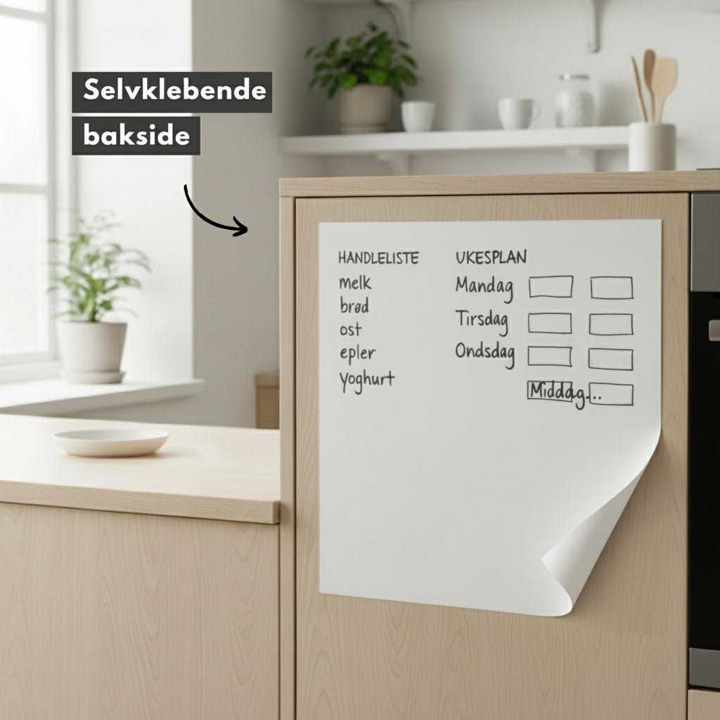 Whiteboardfolie med tusj - Lindas Dekor