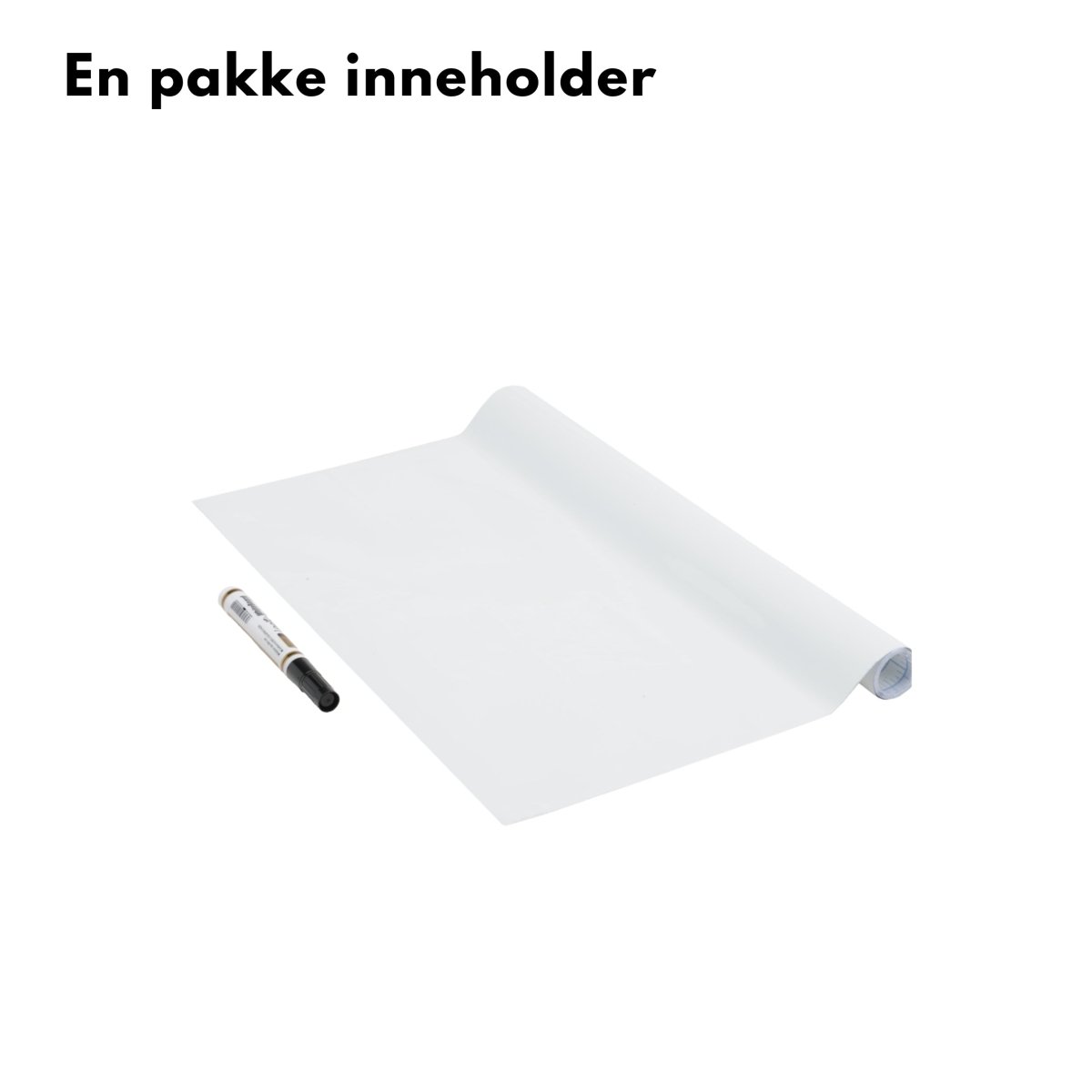 Whiteboardfolie med tusj - Lindas Dekor