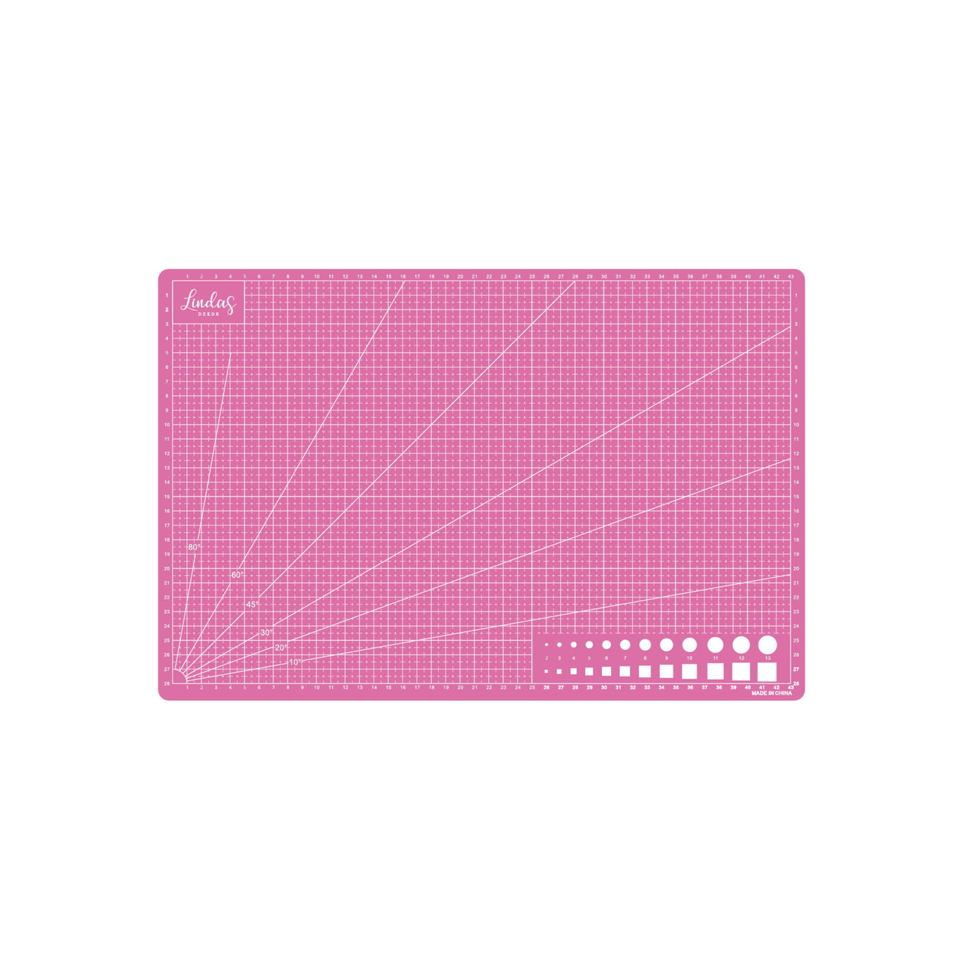 Skjærematte A3, rosa