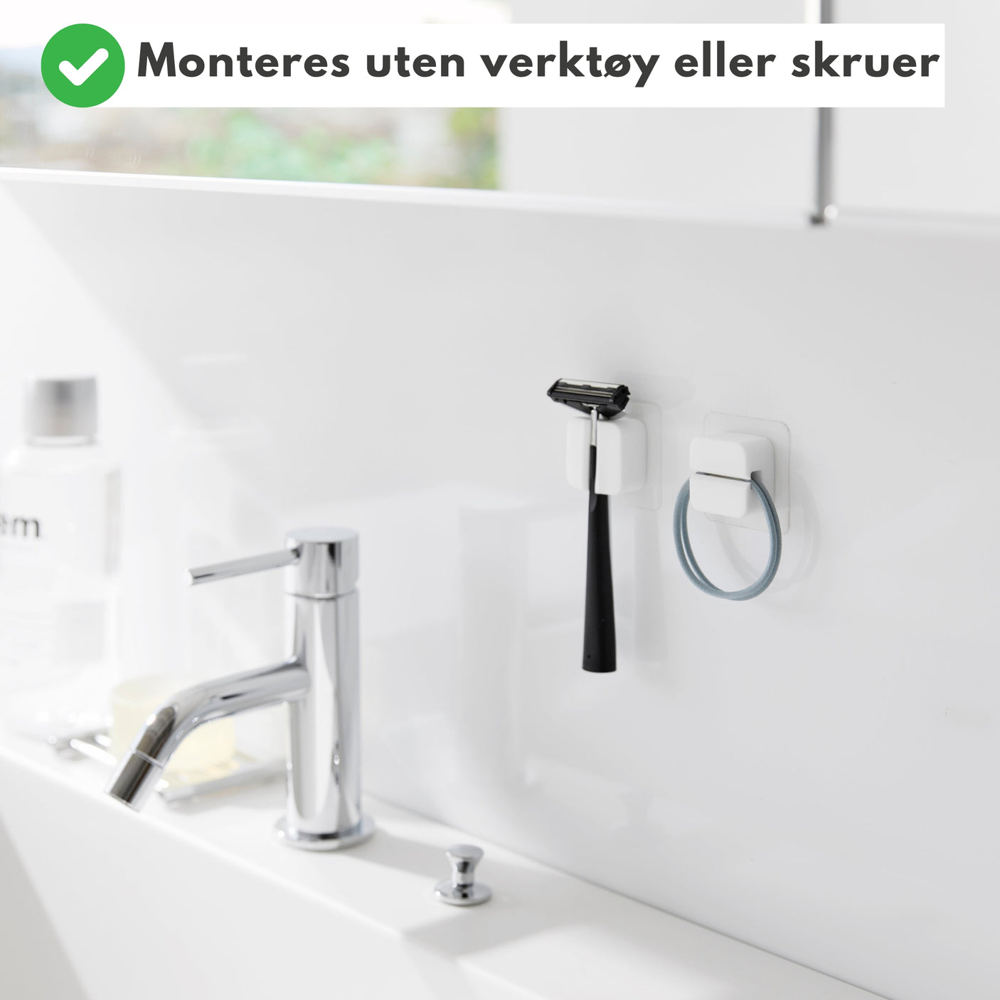 2-pk Selvklebende holdere