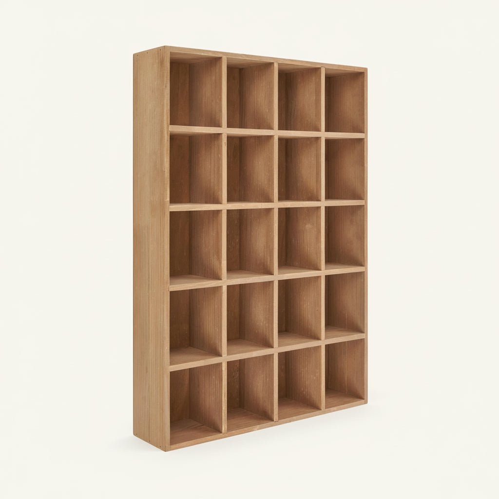 Moss vegghylle furu natur 44 x 10 x 63 cm - Lindas Dekor