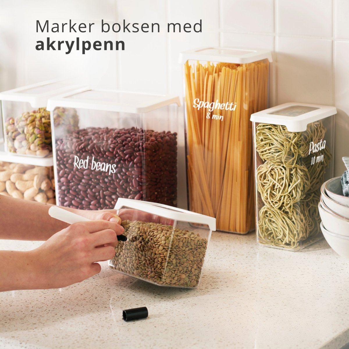 SmartStore™ Vision oppbevaringsboks med lokk 3,5 L - Lindas Dekor