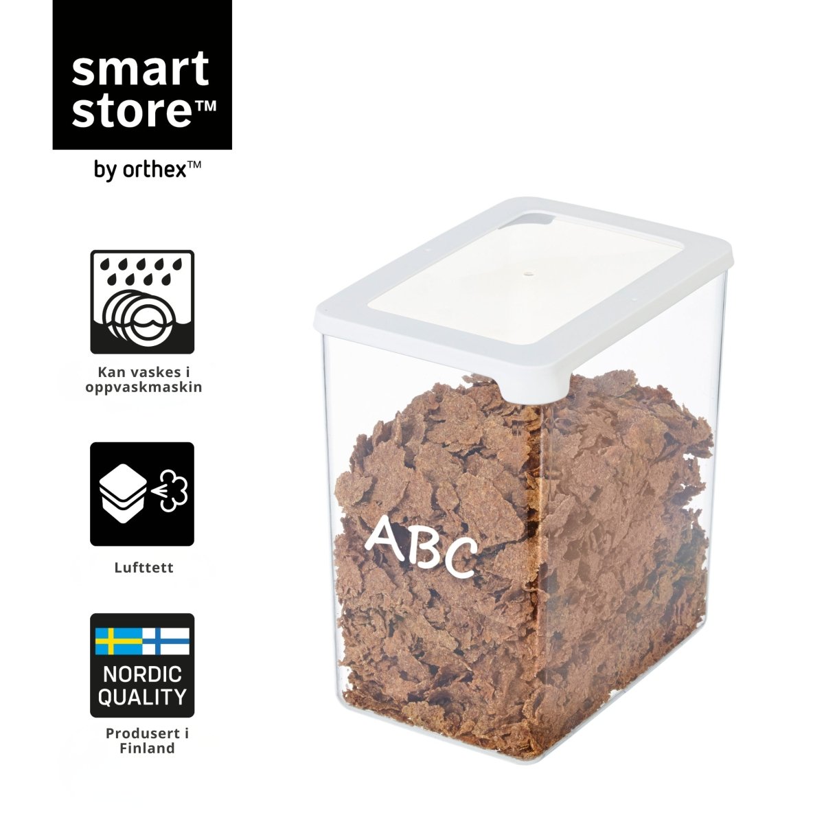 SmartStore™ Vision oppbevaringsboks med lokk 3,5 L - Lindas Dekor