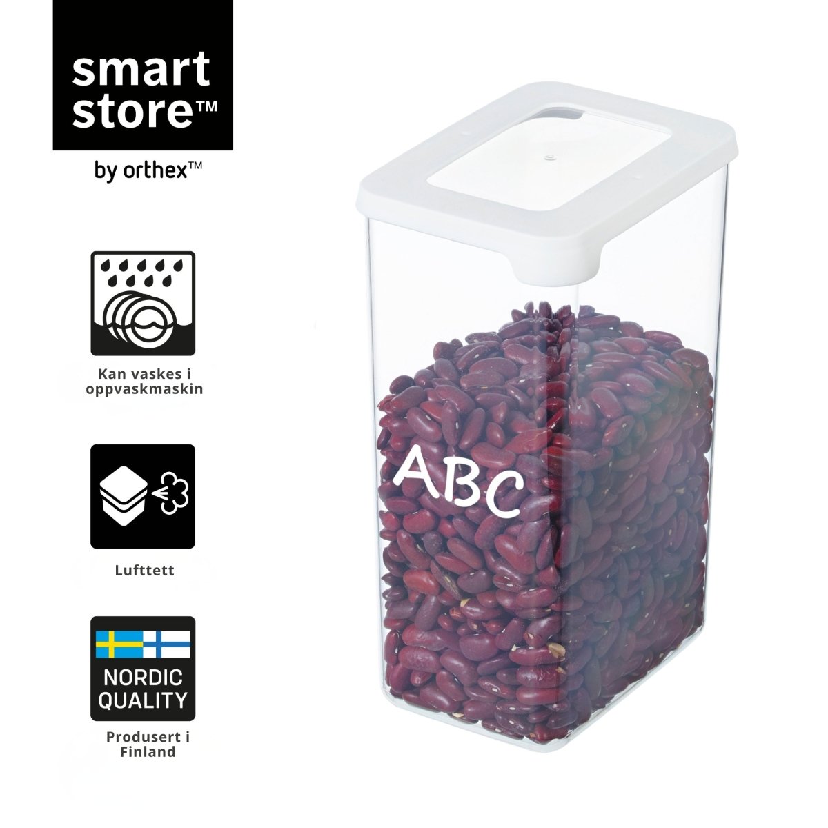 SmartStore™ Vision oppbevaringsboks med lokk 1,6 L - Lindas Dekor
