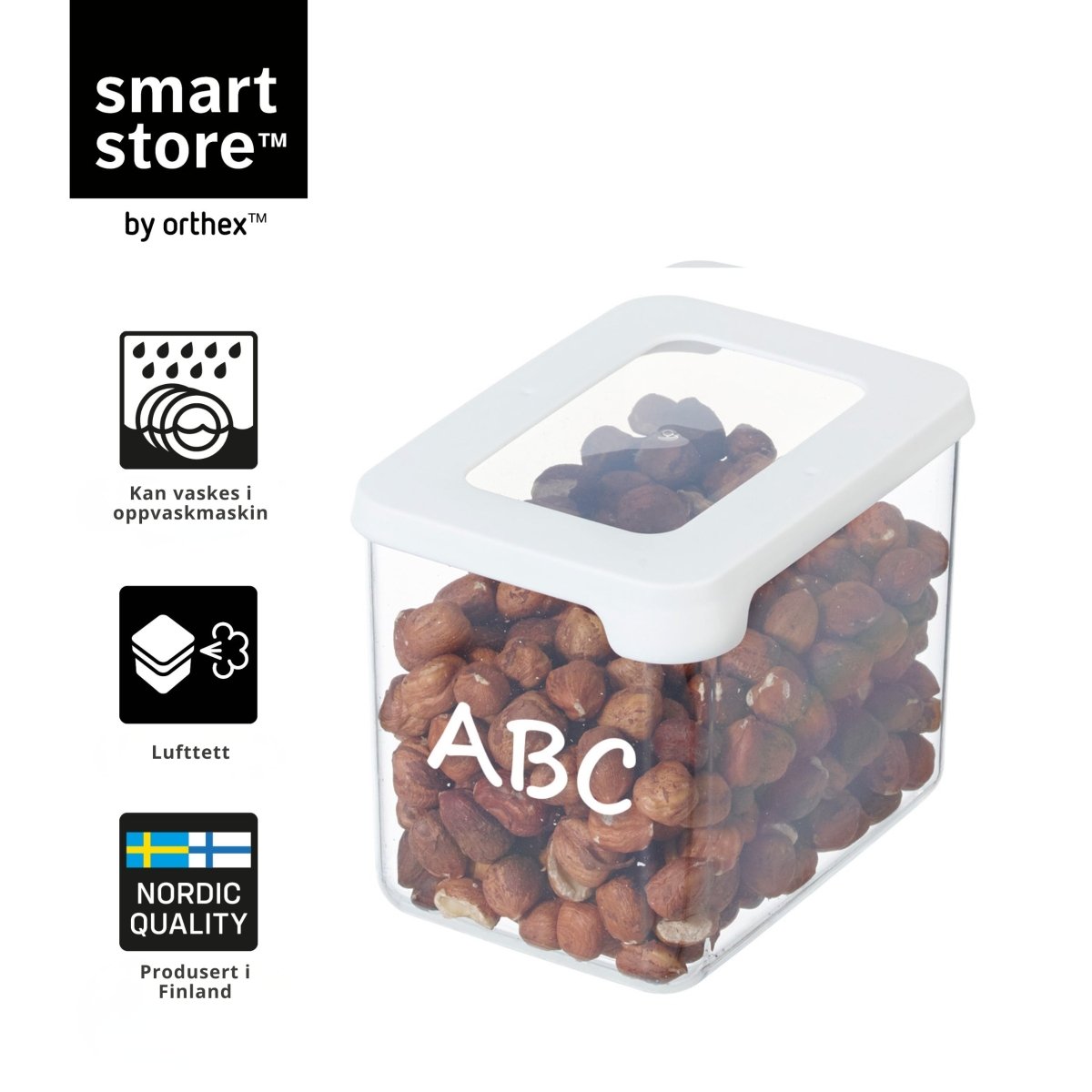 SmartStore™ Vision oppbevaringsboks med lokk 0,8 L - Lindas Dekor