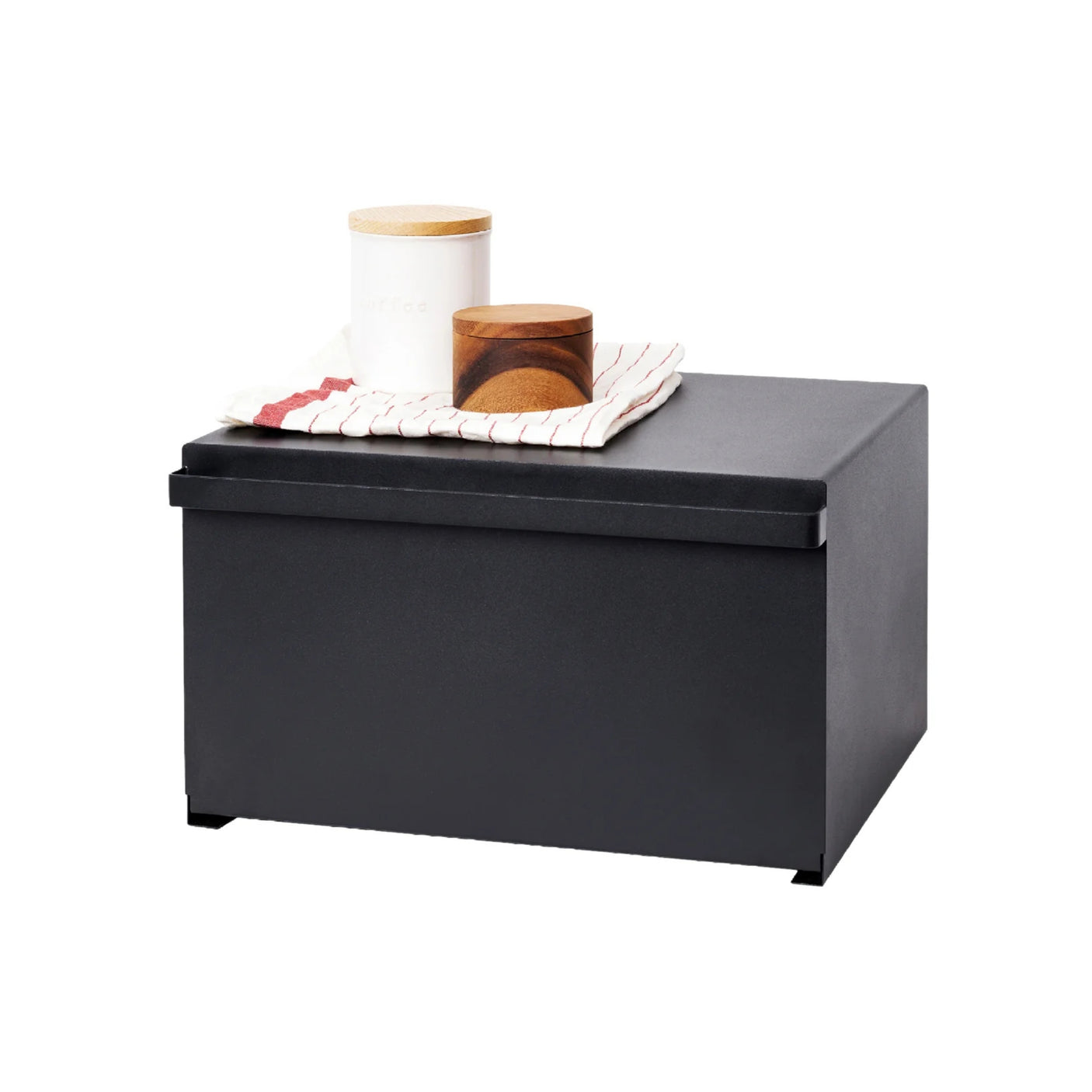 Stor brødboks til kjøkken med magnetisk lukking og ventilert konstruksjon