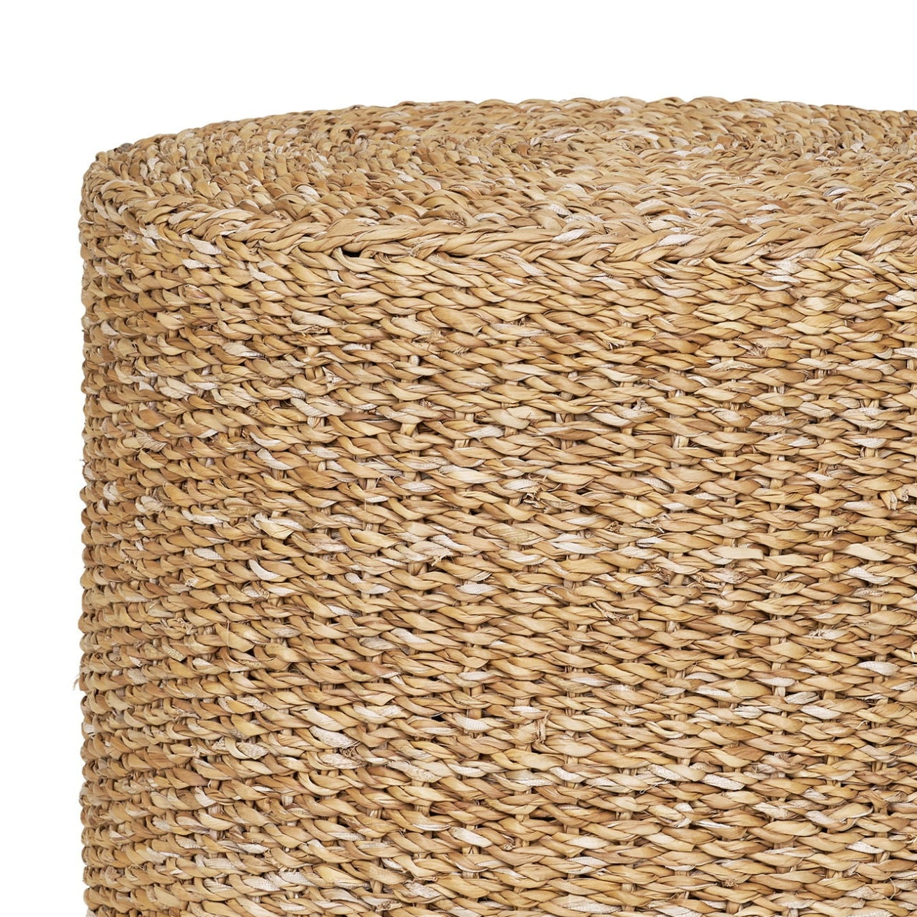 Rivera puff naturell ø40 cm