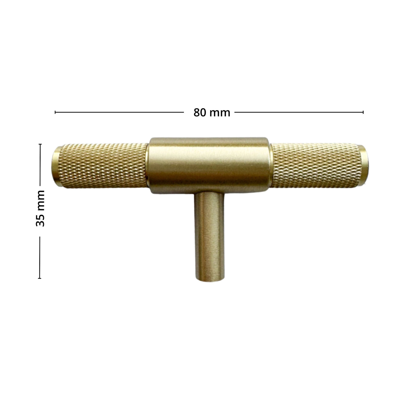 Stockholm T-bar håndtak, gull