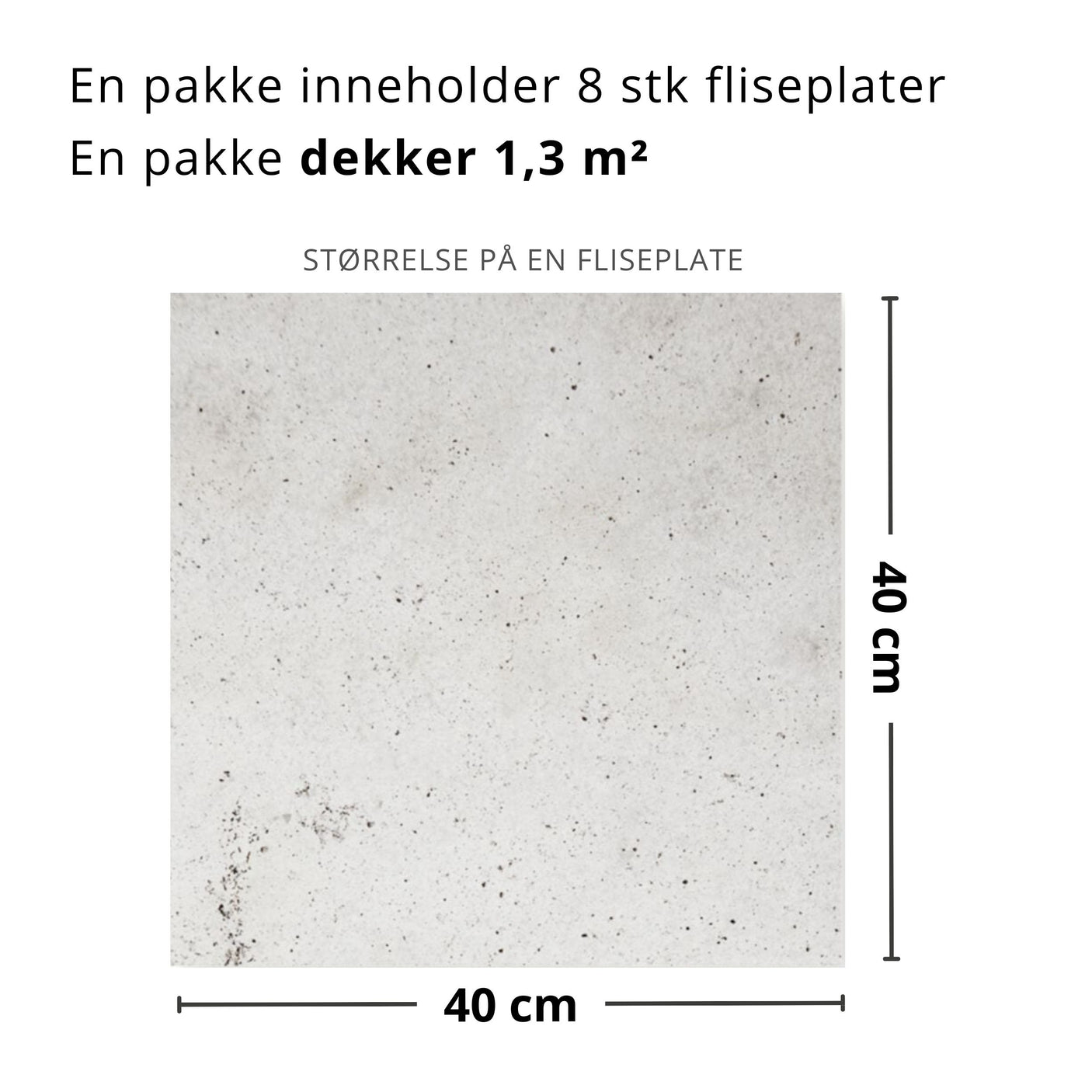 8-pk Sydney selvklebende fliser