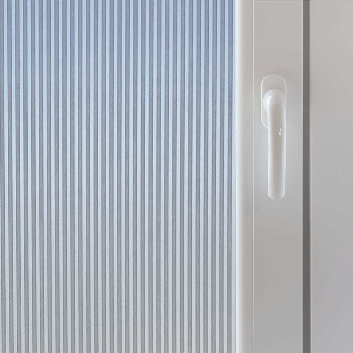 Vareprøve: Static Fluted vindusfolie