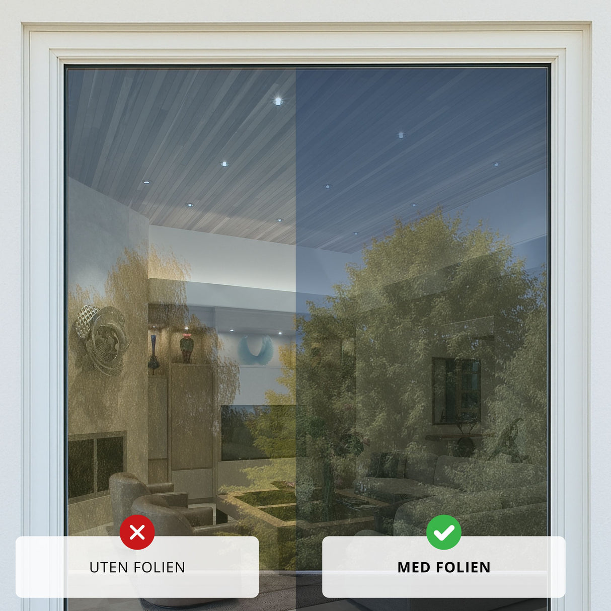 Vareprøve: Supreme Static Tinted vindusfolie