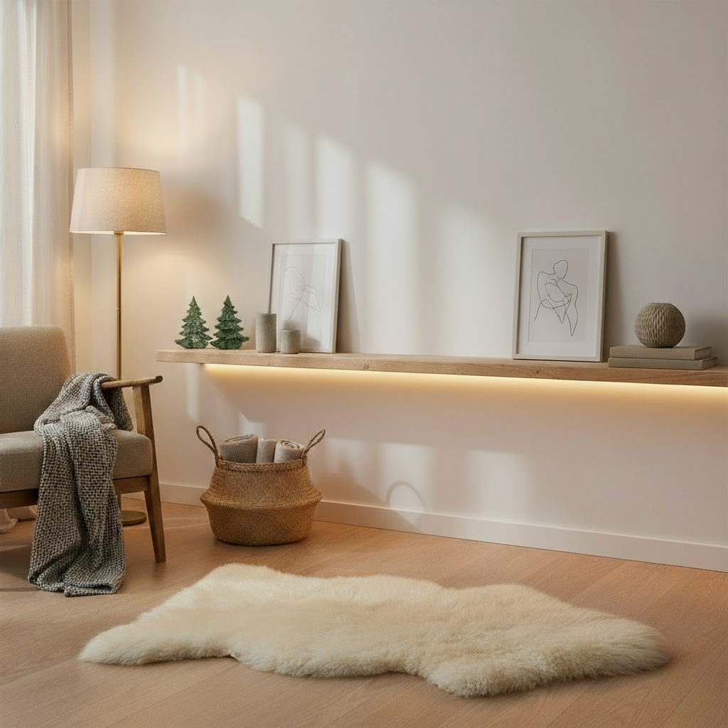 Miniatyr juletre med snø, 16 cm høyt, perfekt til hyller og bordpynt