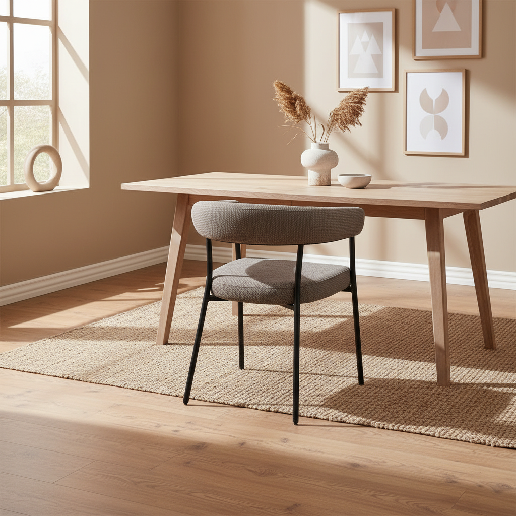 2-pk Trivio spisestol brun