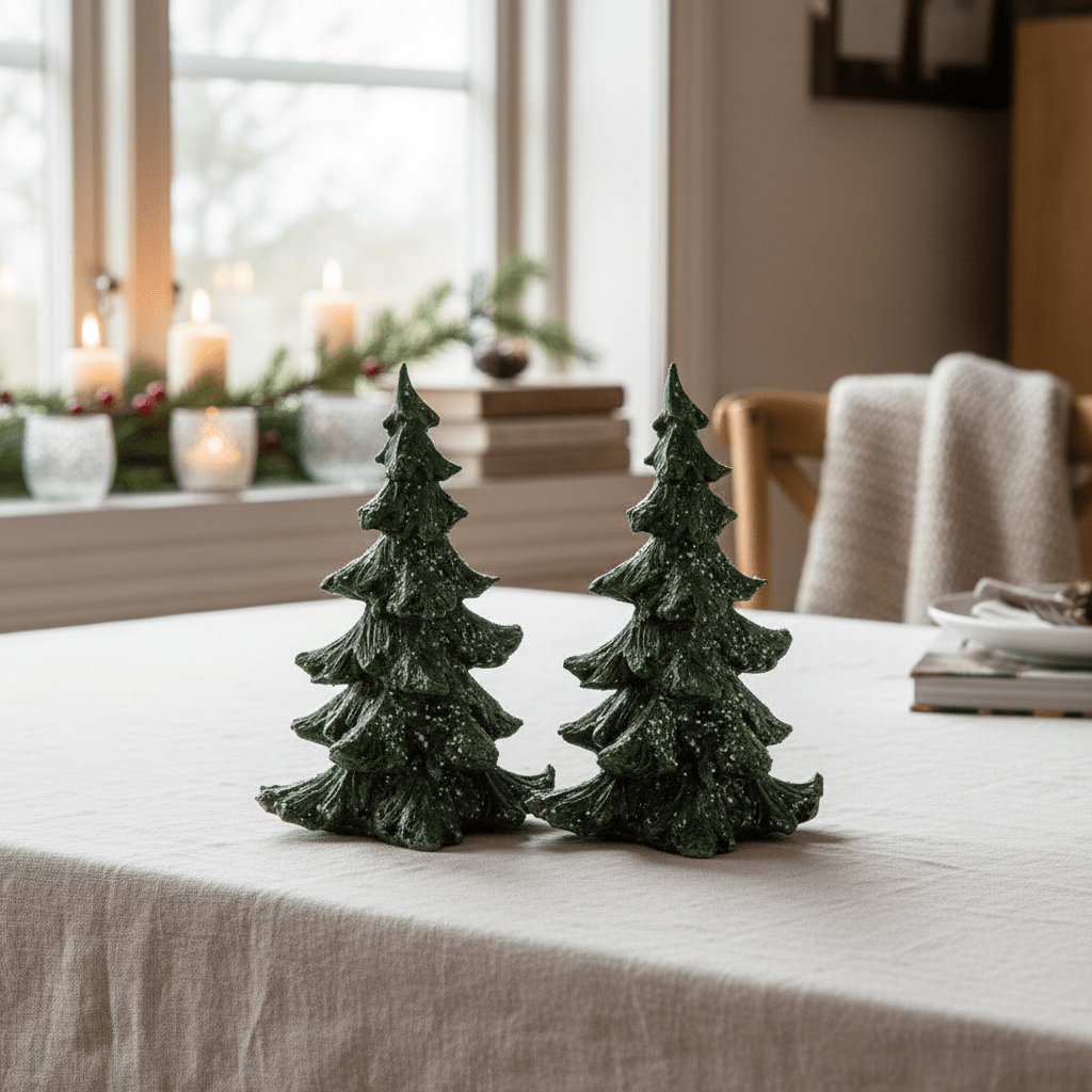 2 - pk Juletre med snø 22,5 cm - Lindas Dekor