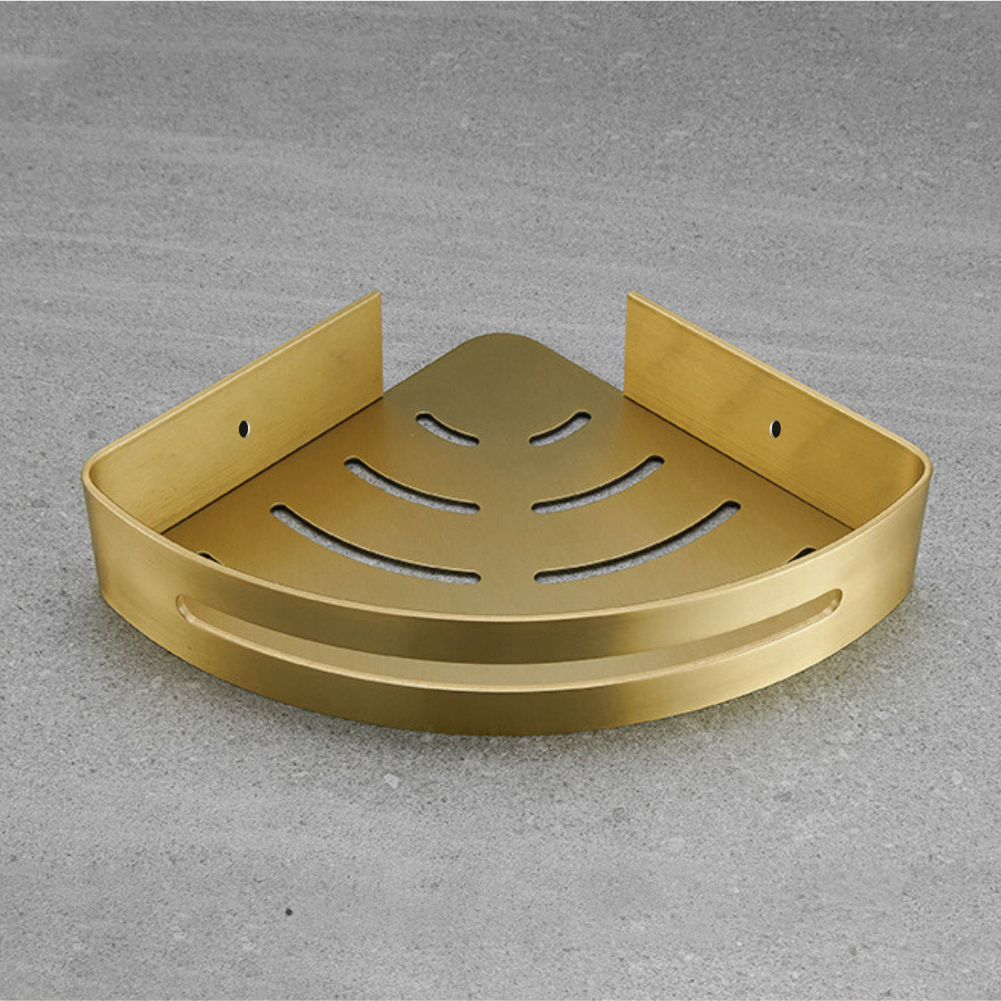 Dusjhylle til hjørne, messing