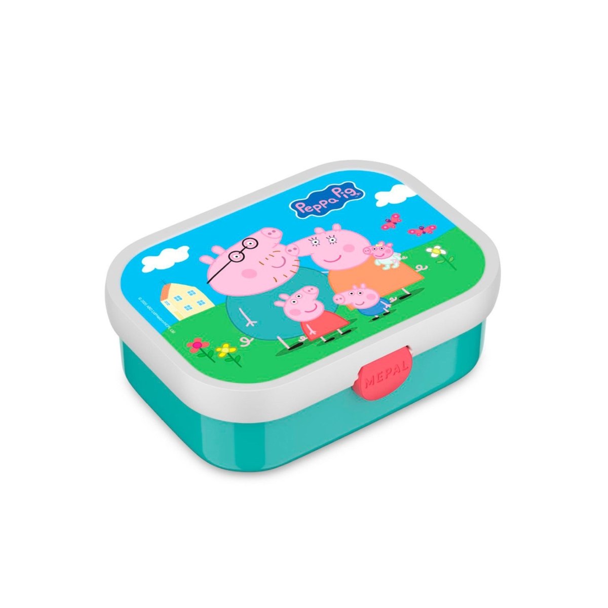 Peppa Gris matboks 17,5 x 13 x 6 cm med rominndeling - Lindas Dekor