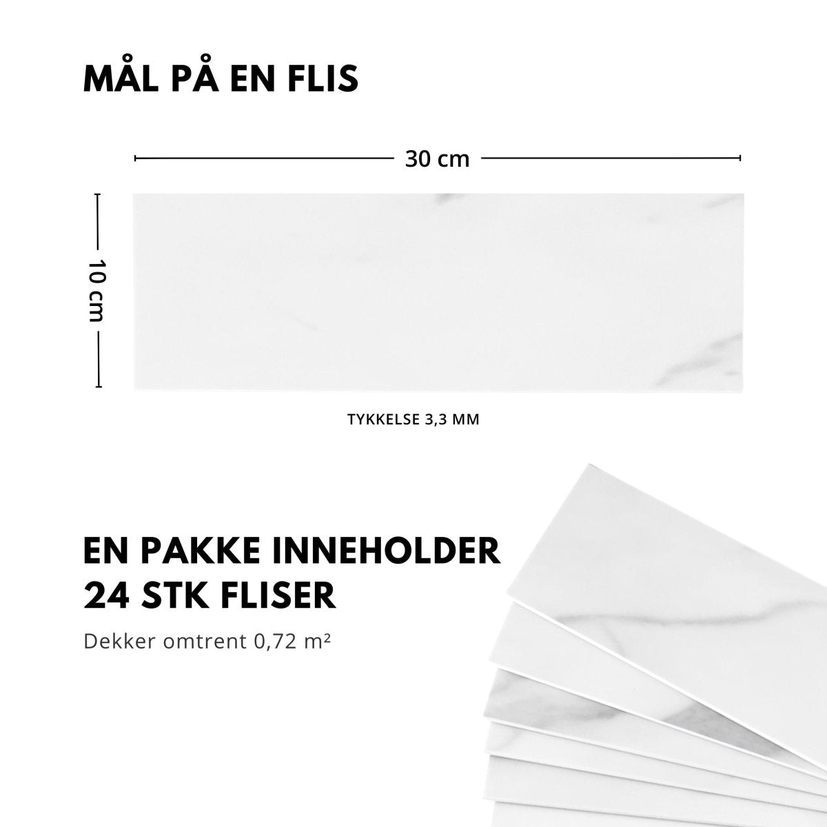 Nærbillede af Hailey fliser i hvid marmorlook med grå marmorering.