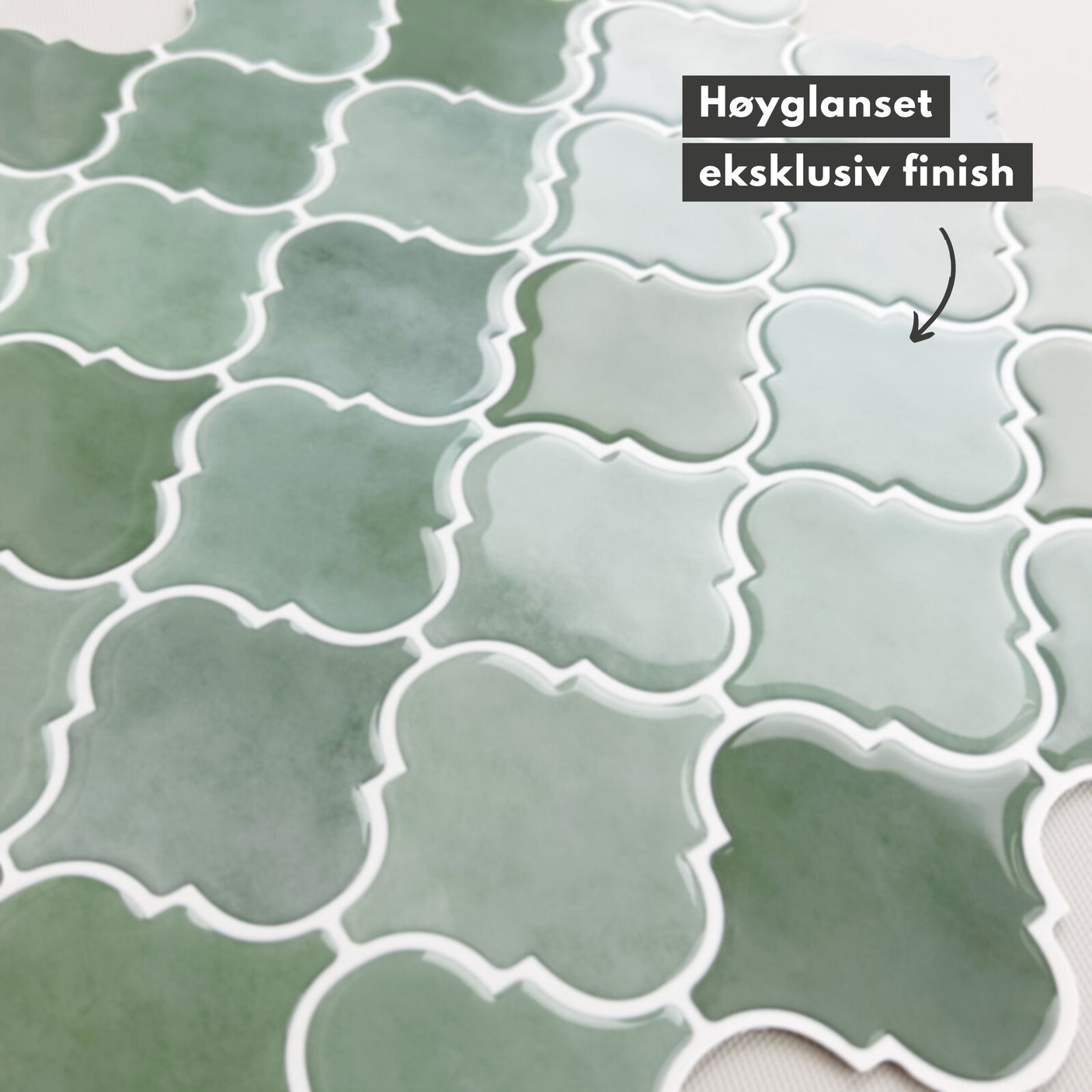 Lanterne grønn selvklebende veggfliser