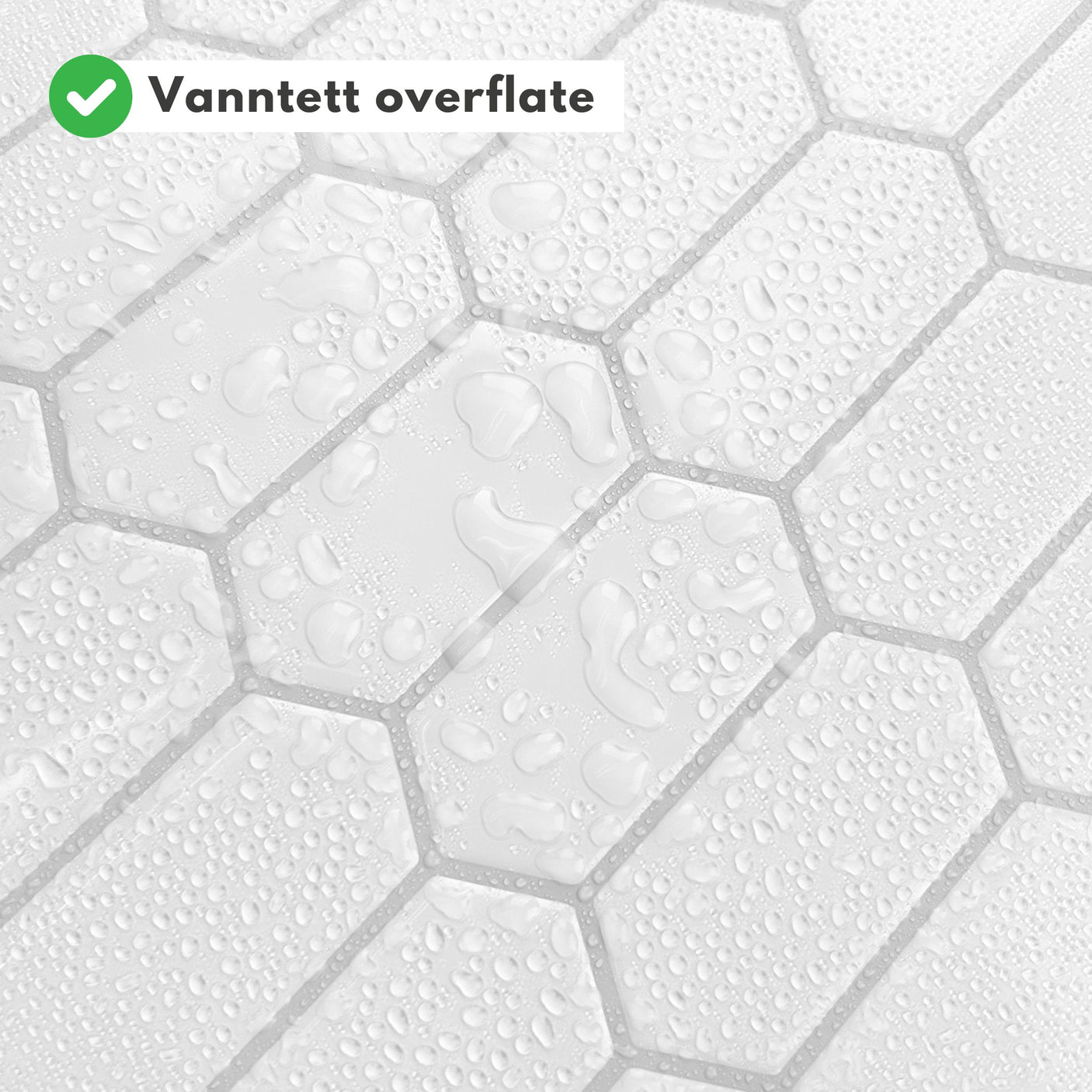 Perfekt egnet for kjøkken, gang og soverom.