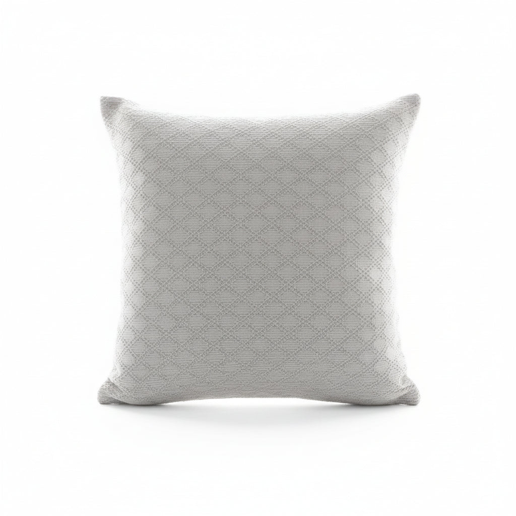 grått putetrekk i bomull 45x45 cm