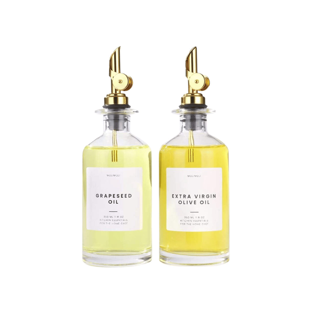 2-pk Oljeflaske, transparent