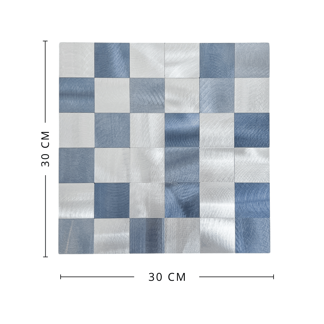 Mål og oppmåling av Lykke kvadratiske aluminiumfliser