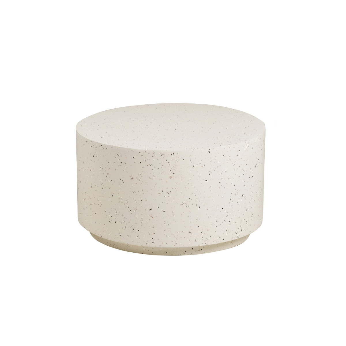 Bonn sofabord fiberclay terrazzo-look ø70 cm