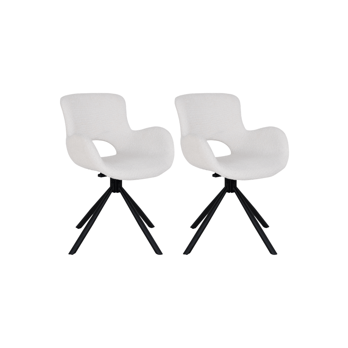 2-pk Amorim dreibar spisestol offwhite - Lindas Dekor Spisestol