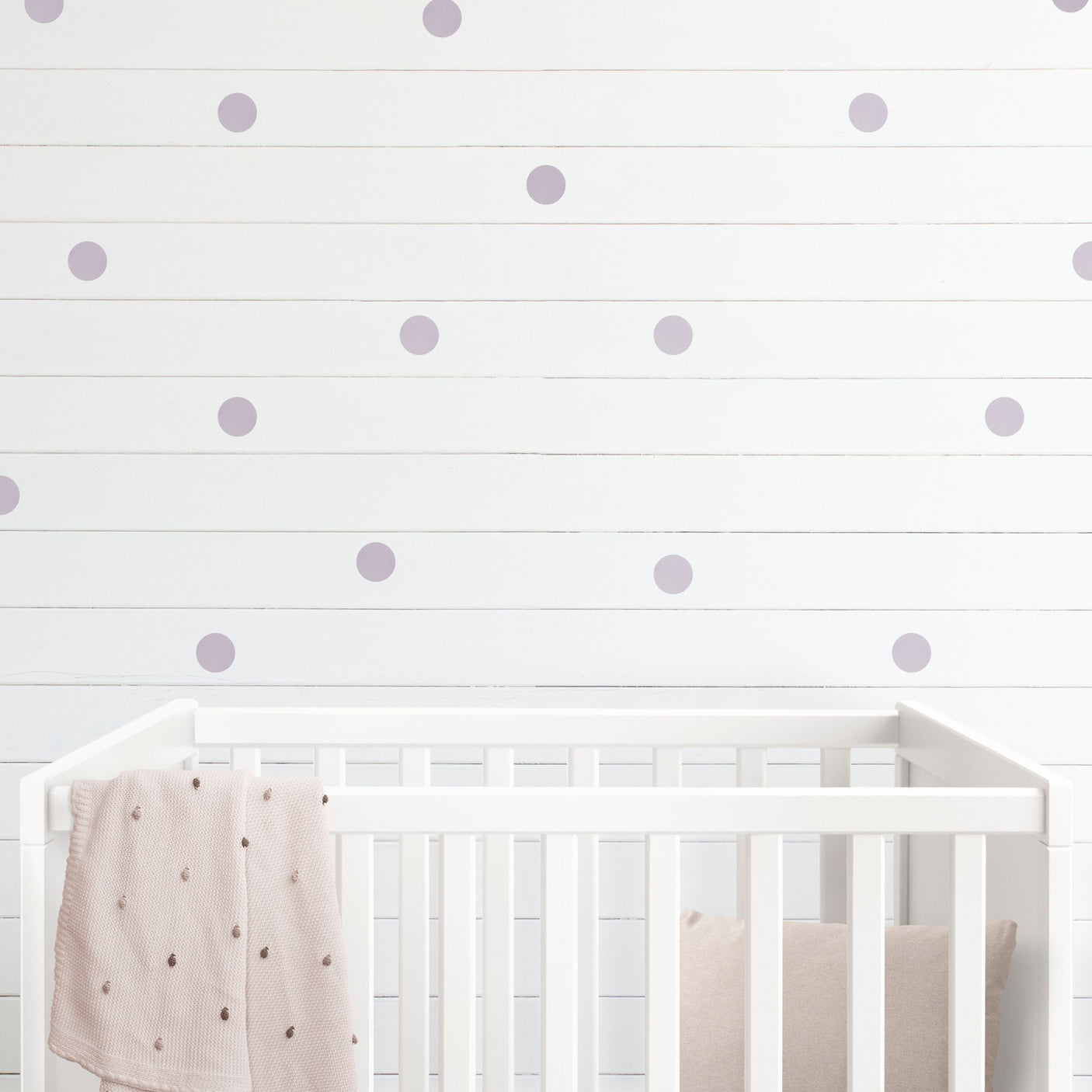 25-pk prikker klistremerker, lilla