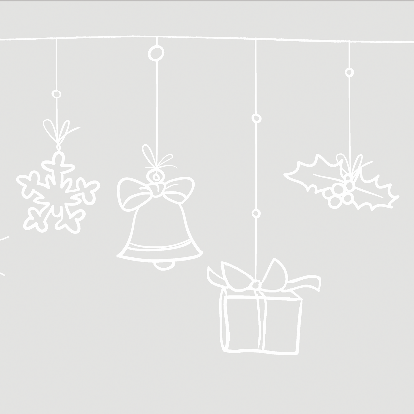 Limited Static winter garland