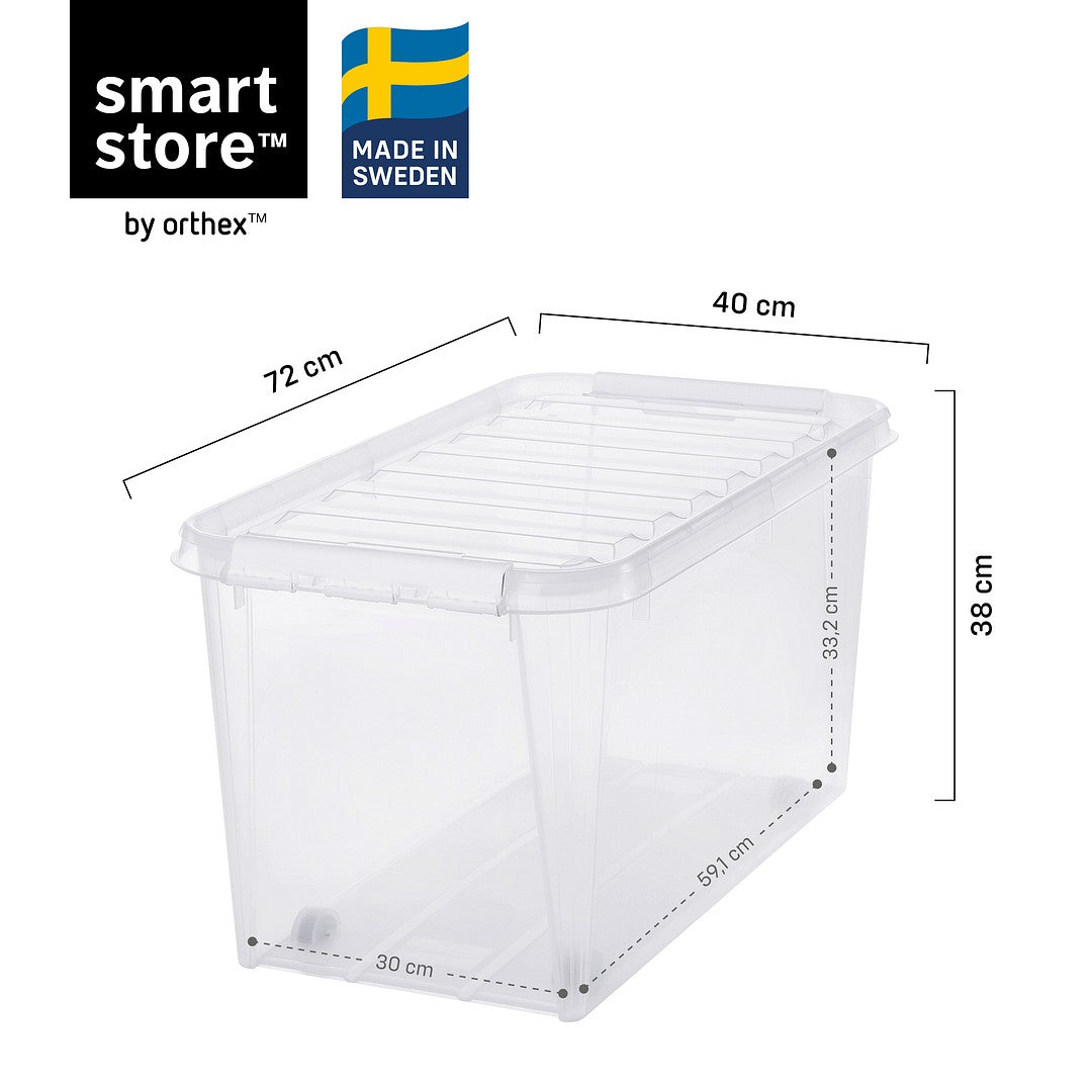 SmartStore™ Classic oppbevaringsboks med hjul og lokk 70 L