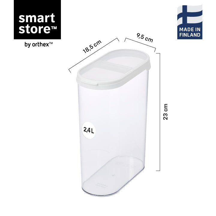 4 - pk SmartStore Flip oppbevaringsboks med lokk - Lindas Dekor