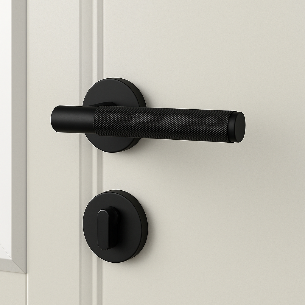 Stockholm dørhåndtak, sort
