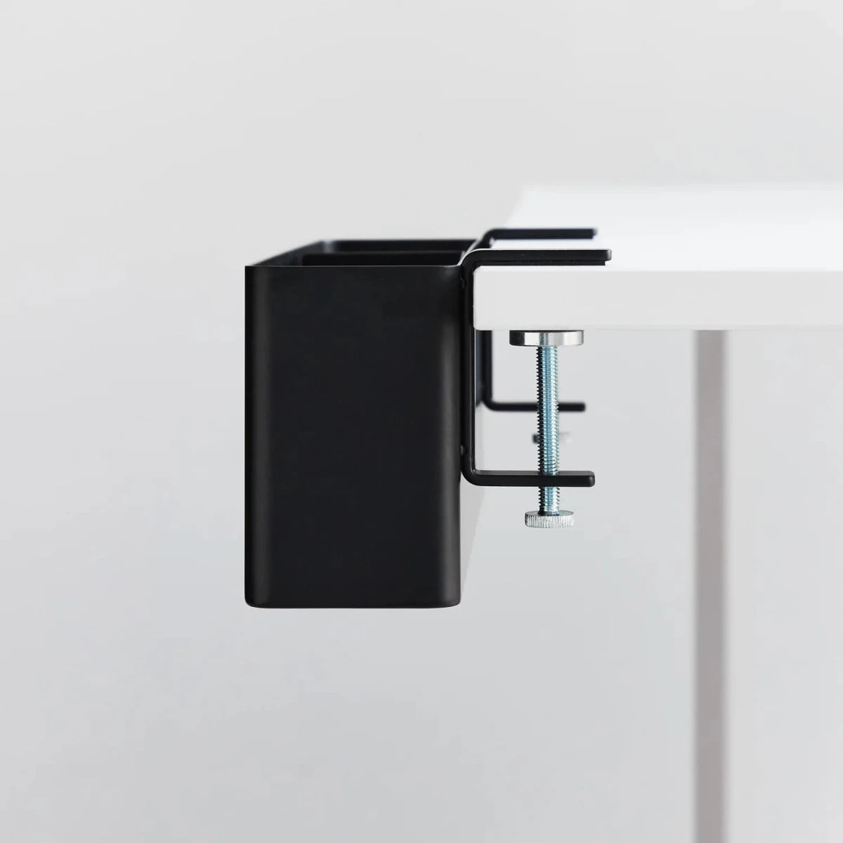 Smart oppbevaringsboks til bord, sort 30 x 10 cm - Lindas Dekor