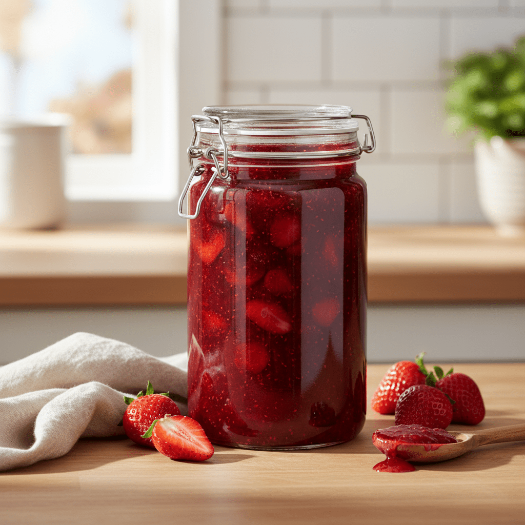 Sylteglass med patentlokk 1000 ml - Lindas Dekor