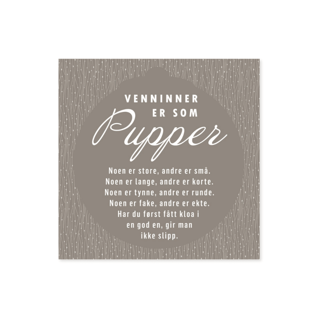 20 - pk Servietter Pupper - Lindas Dekor