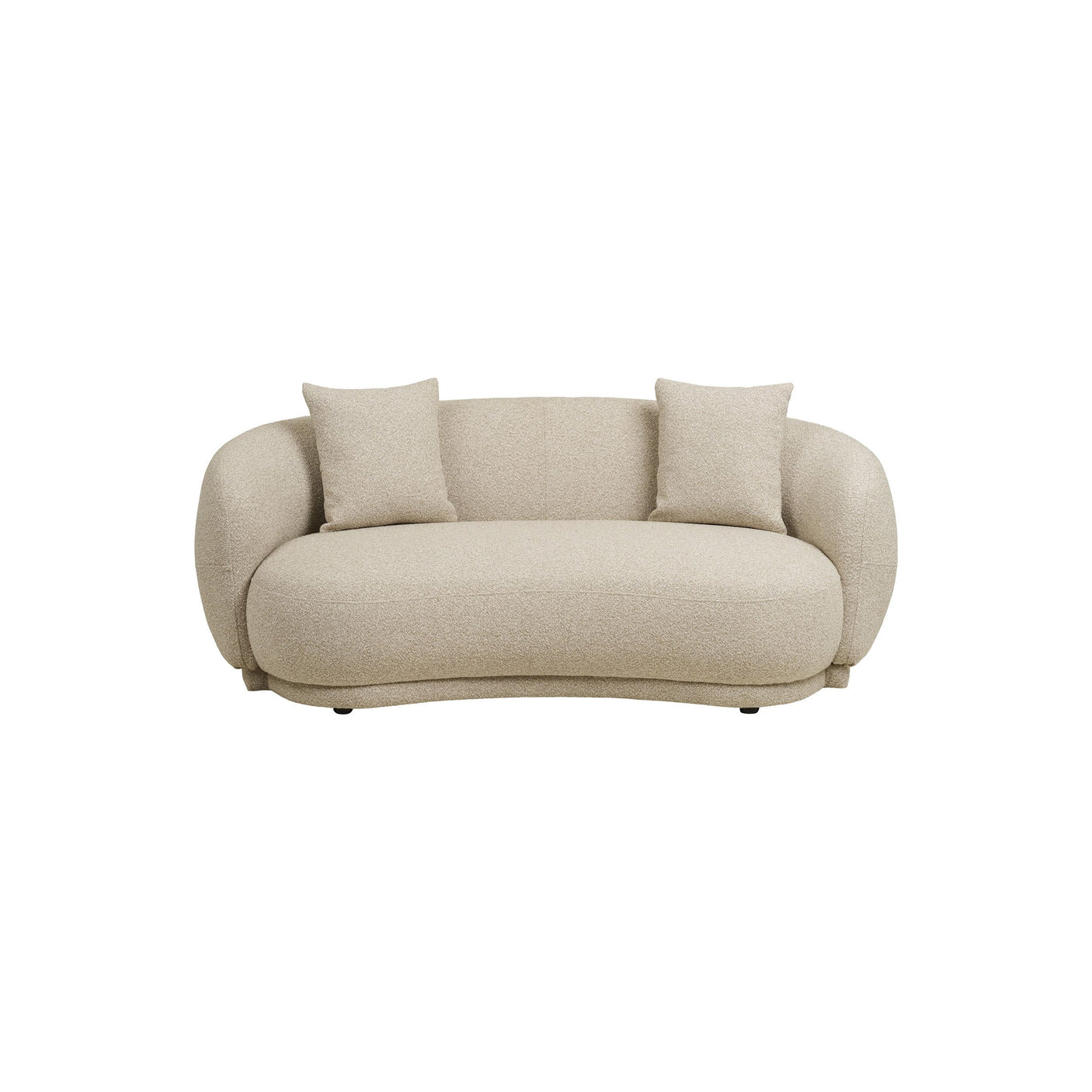 Hawkes 2,5-seters sofa i sandfarget stoff fra House Nordic 190 cm bred