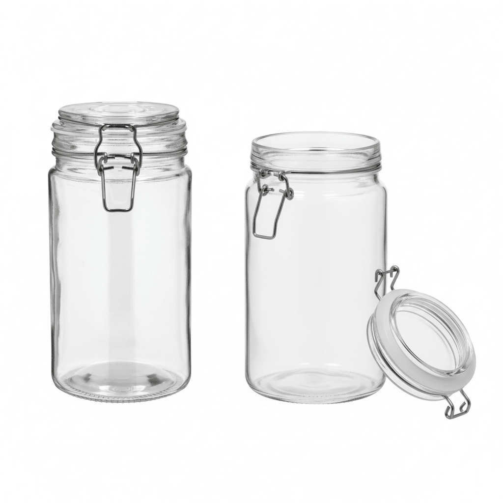 Sylteglass med patentlokk 1000 ml - Lindas Dekor