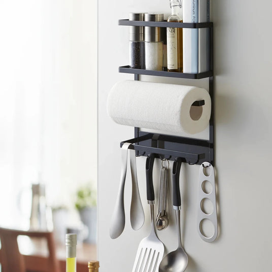 Magnetisk hylle til kjøleskap sort 34 x 24,5 cm - Lindas Dekor