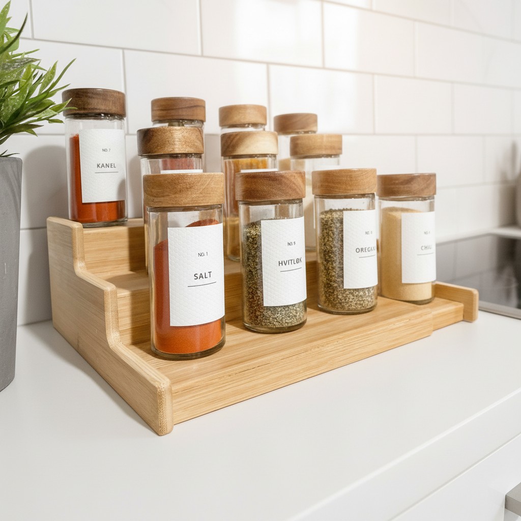 Krydderstativ ved komfyren